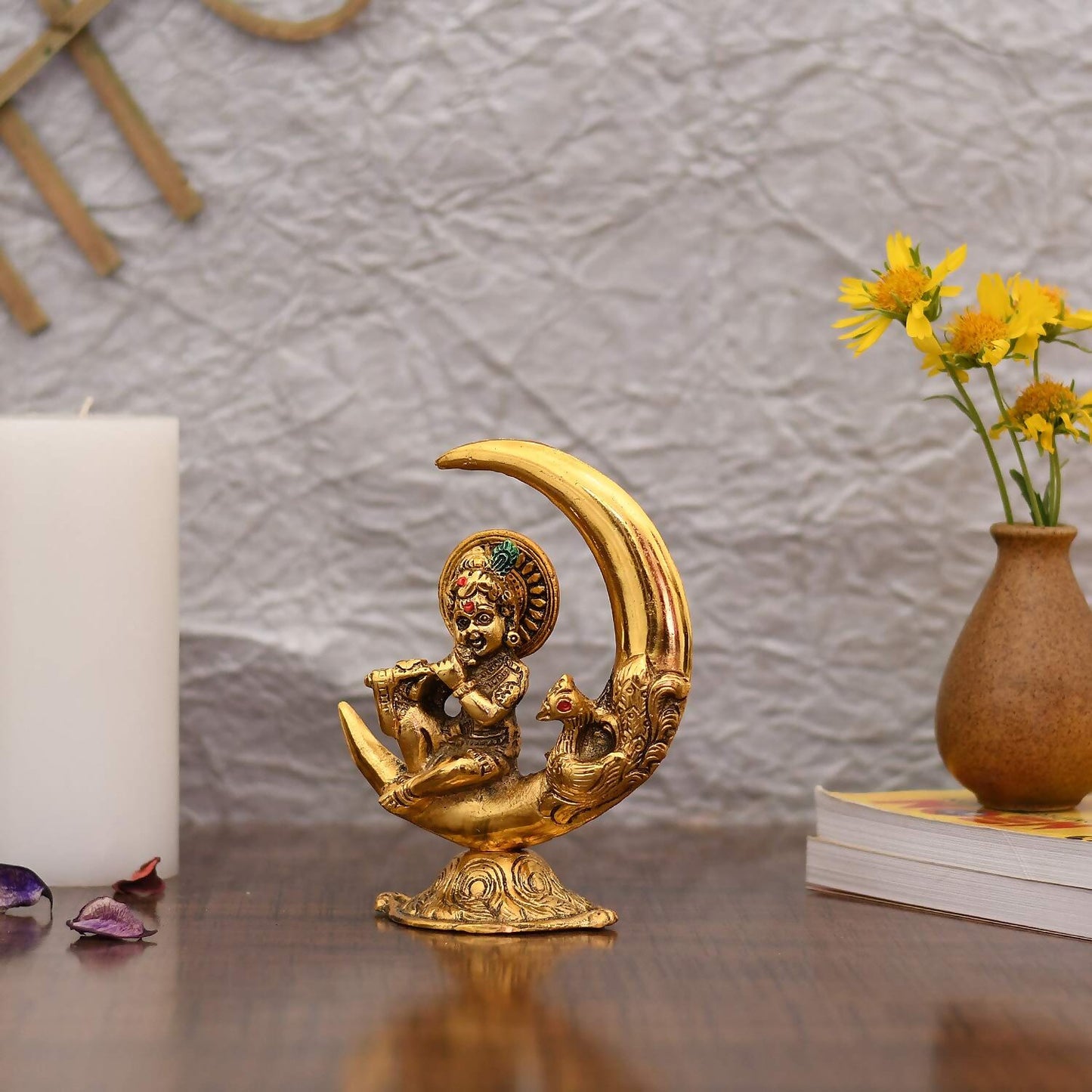 Collectible India Baby Krishna Idol - Swadesiicart