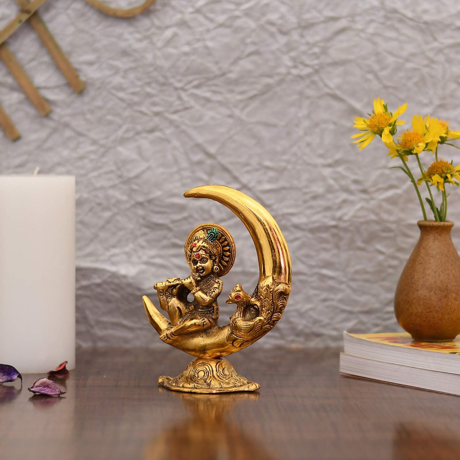 Collectible India Baby Krishna Idol - Swadesiicart