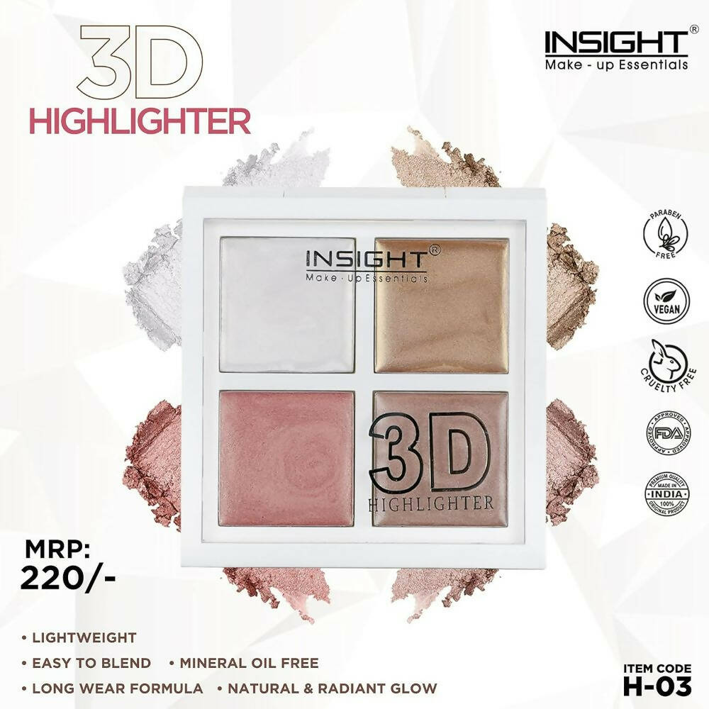Insight Cosmetics 3D Highlighter - Swadesiicart