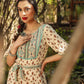 Juniper Women Ivory Rayon Printed Straight Jumpsuit - Swadesiicart