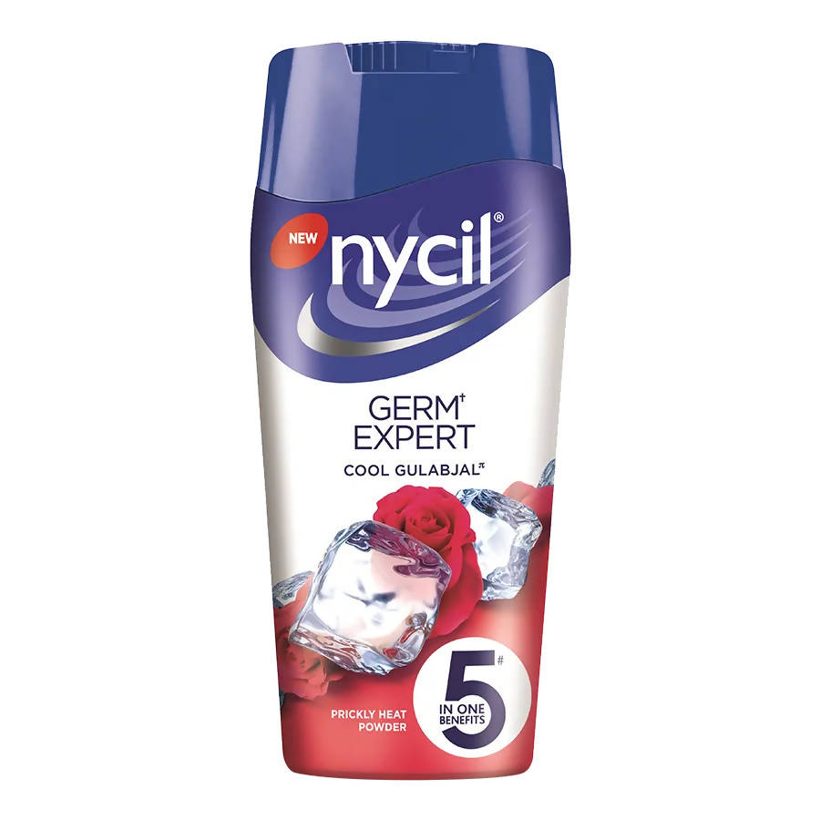 Nycil Germ Extert Cool Gulabjal Prickly Heat Talcum Powder | Swadesiicart