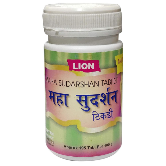 Lion Ayurveda Maha Sudarshan Tablets | Swadesiicart
