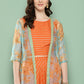 Ahalyaa Women's Traditional Wear Co-ods - Orange