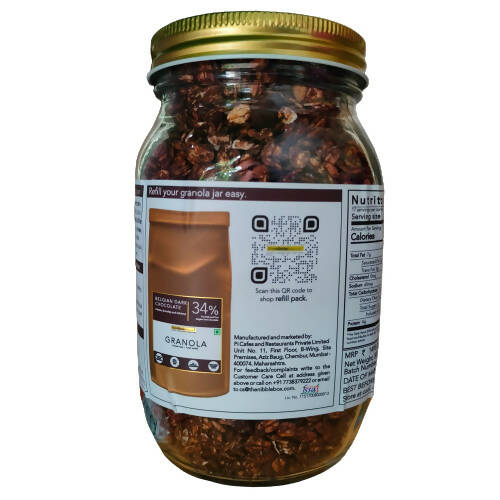 Thenibblebox Belgian Dark Chocolate Granola - Swadesiicart