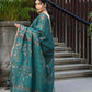 Beatitude Green Cotton Floral Jamdani Saree