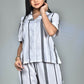 Morchari Digital Print Semi Muslin Co-Ord Set Top & Trouser-Multicolor - Swadesiicart