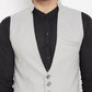 Even Apparels Grey Merino Men Woven Nehru Jacket | Swadesiicart