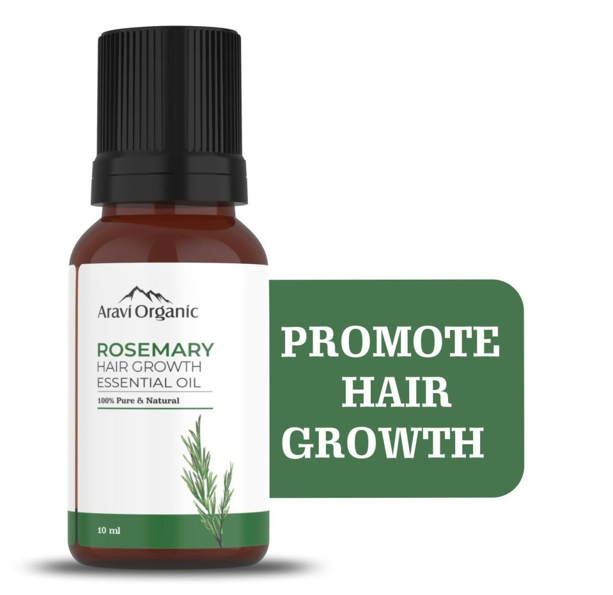 Aravi Organic Rosemary Hair Growth Essential Oil - Swadesiicart