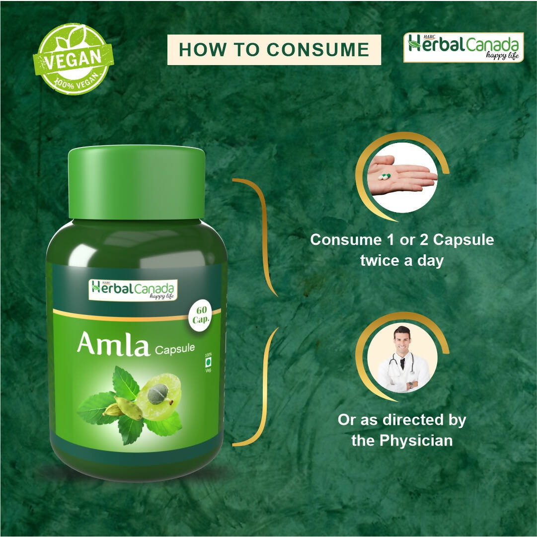 Herbal Canada Amla Capsules - Swadesiicart
