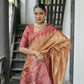 Vishnu Weaves Women's Yellow Soft Tussar Silk Saree with Blouse - Swadesiicart