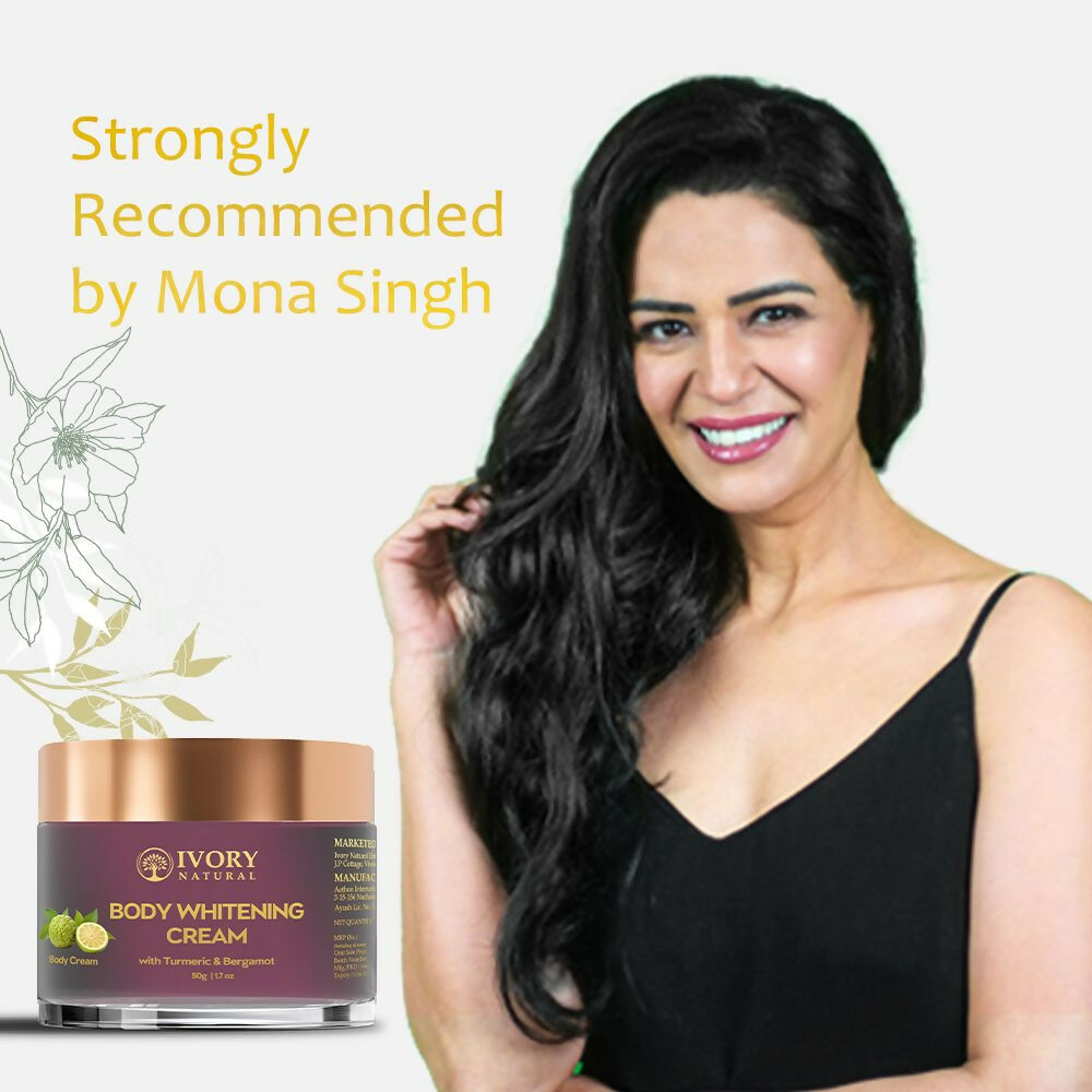 Ivory Natural Body Whitening Cream - Achieve Even Skin Tone And Smooth Texture For A Radiant Glow | Swadesiicart