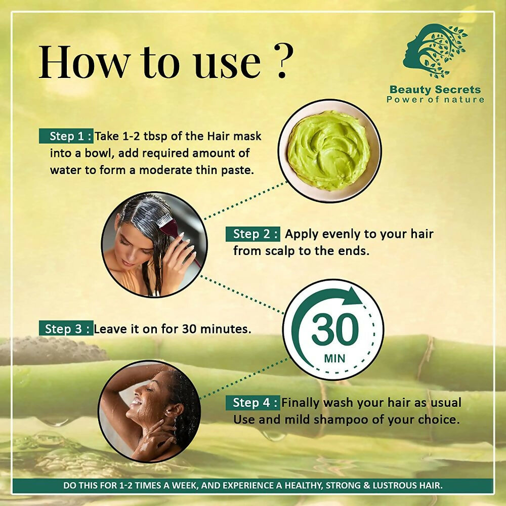 Beauty Secrets Ayurvedic Hair Mask - Swadesiicart
