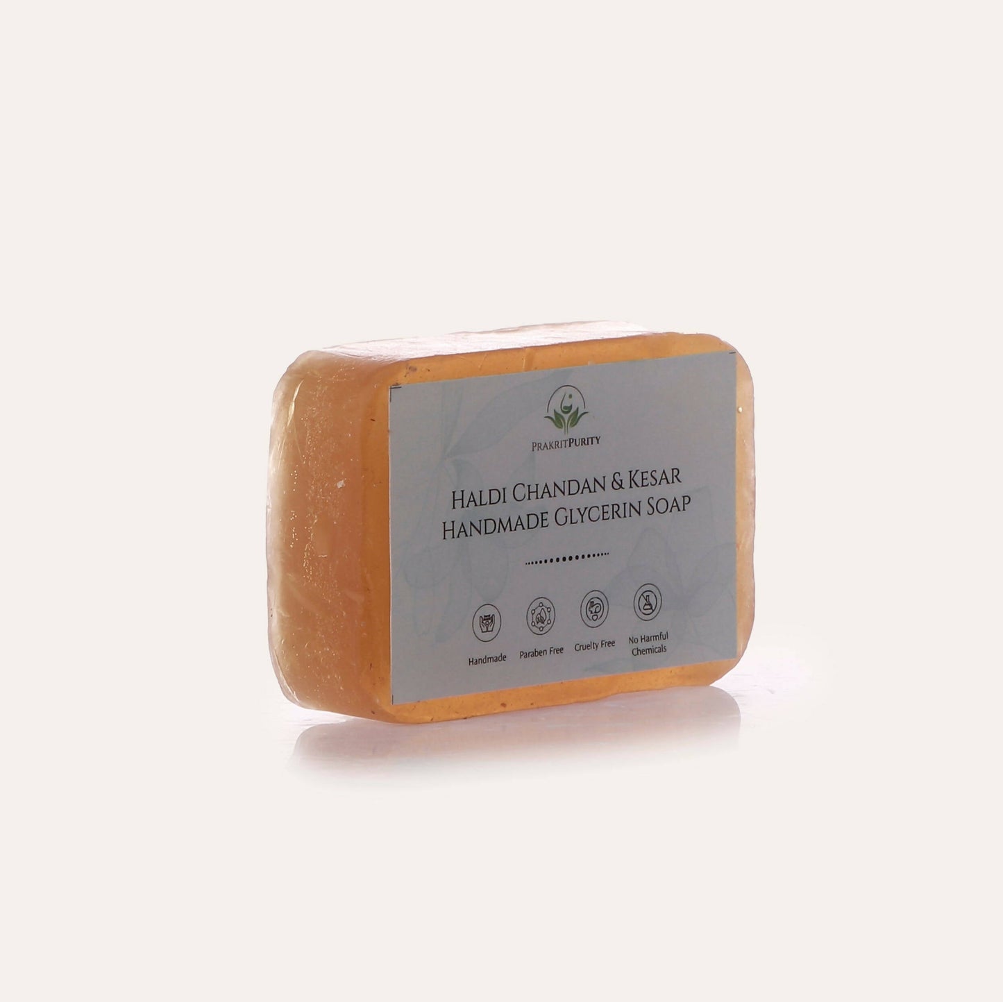 PrakritPurity Haldi Chandan & Kesar Handmade Glycerin Soap | Swadesiicart