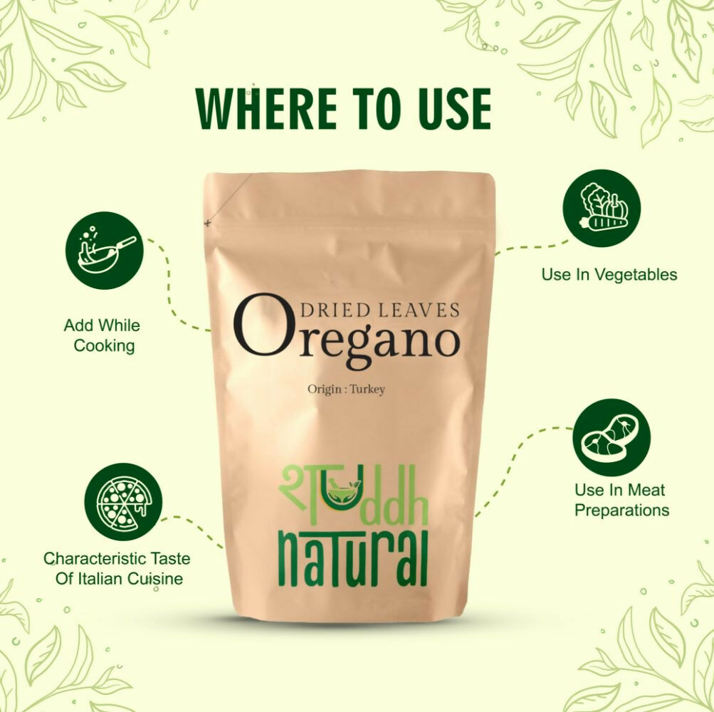 Shuddh Natural Premium Turkish Oregano Leaves - Swadesiicart