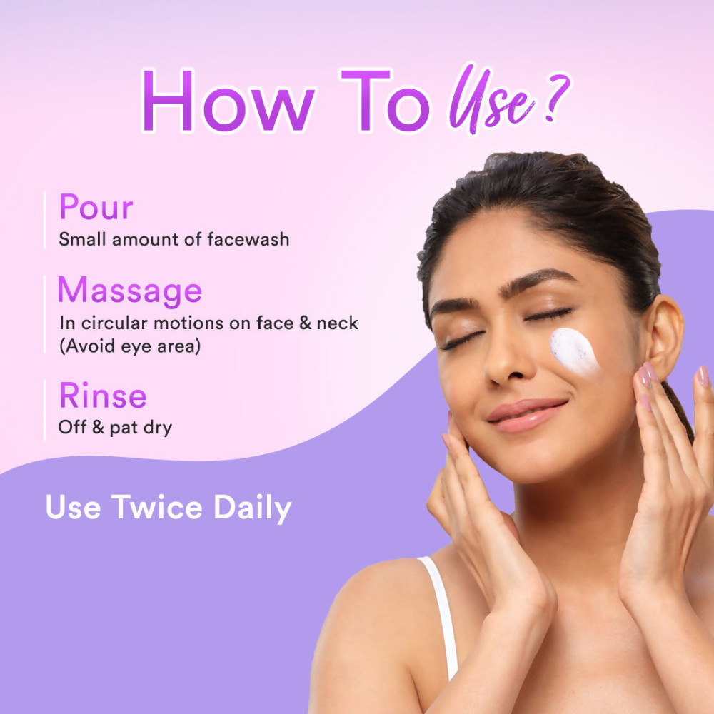 Lacto Calamine Face Wash with Kaolin Clay, Niacinamide & Vitamin E for All Skin Types - Swadesiicart