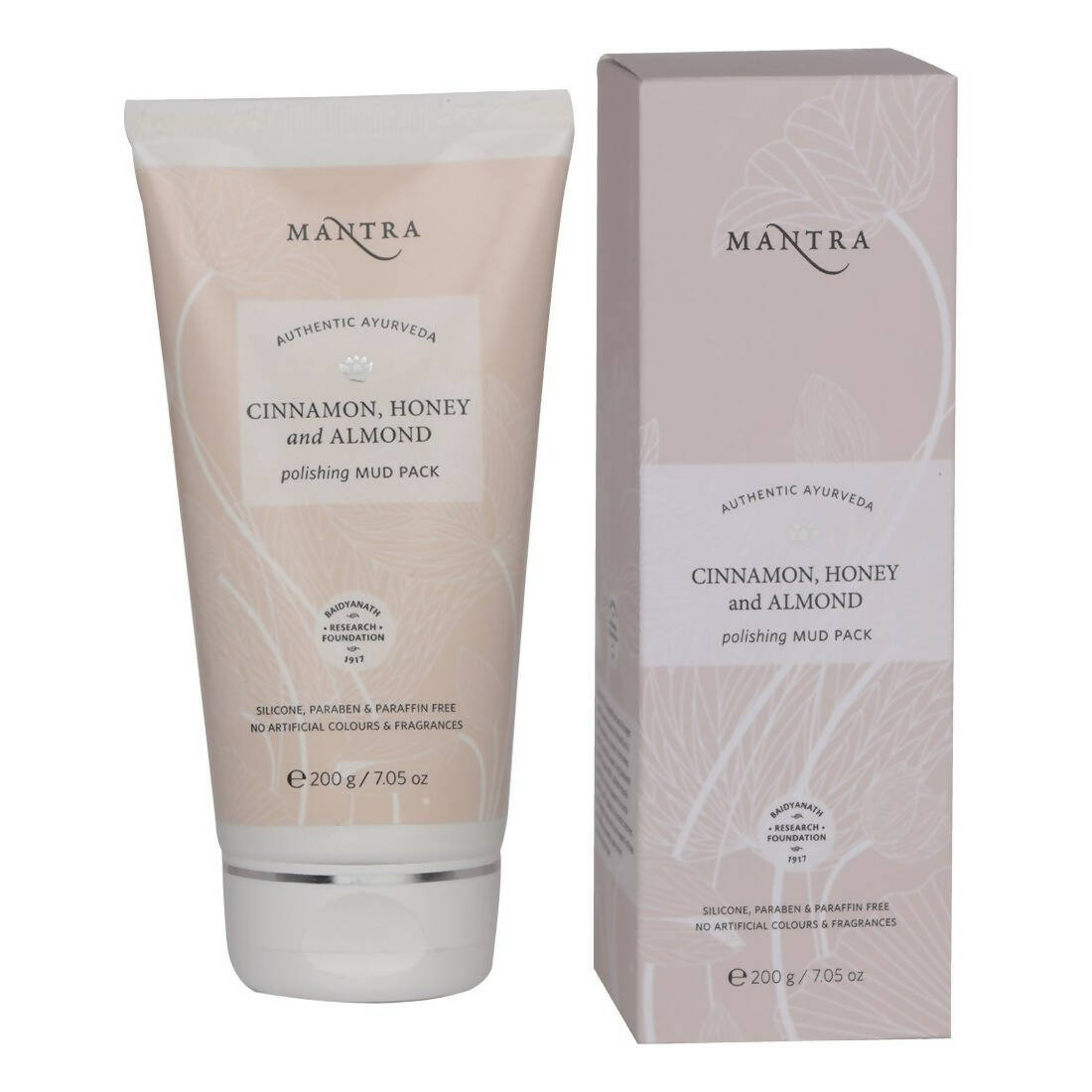 Mantra Herbal Cinnamon, Honey and Almond Polishing Mud Pack - Ayurvedant Pvt. Ltd.