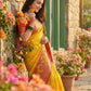 Shree Shyam Fashion Yellow Pochampally Silk Saree