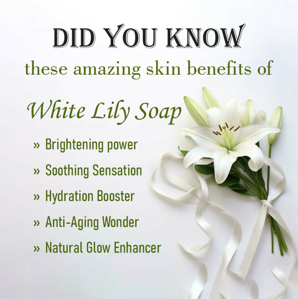 Prakriti Herbal Soap White Lily - Swadesiicart