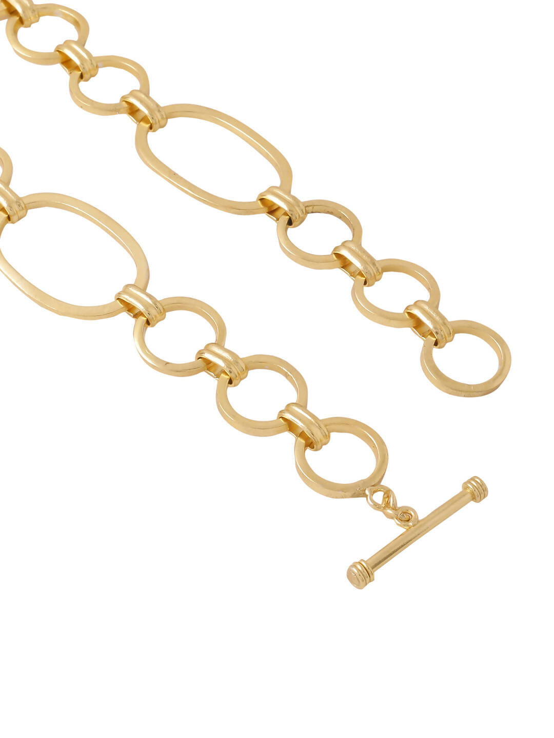 NVR Women Gold-Polished Statement Necklace | Swadesiicart