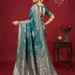 Shree Shyam Fashion Sea Green Silk Blend Saree