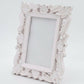 Adan's Homes PF01 Decorative Handcrafted Wooden Photo Frame (White)