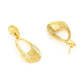 Golden Earrings - Ruby Raang | Swadesiicart