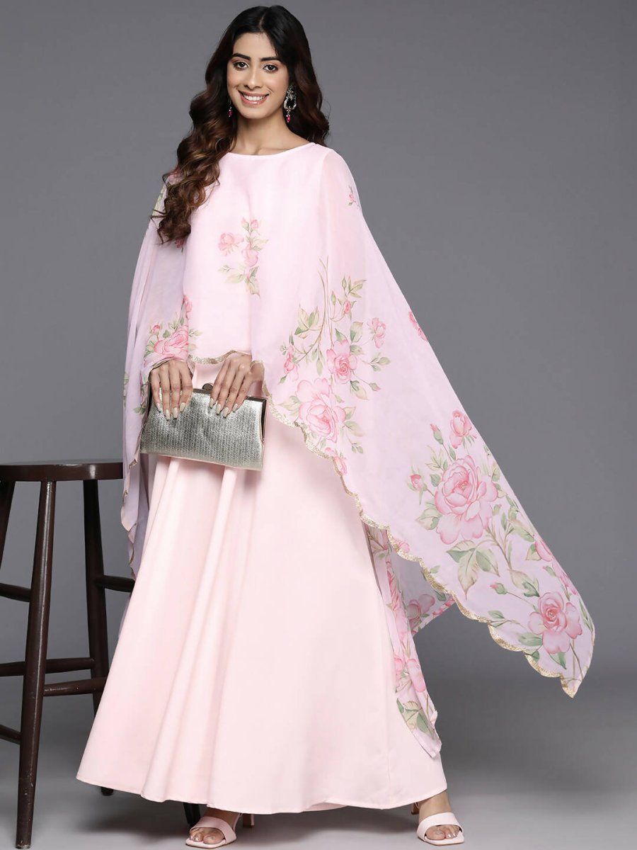 Ahalyaa Women's Traditional wear Dress - Pink | Swadesiicart
