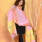 Very Much Indian Handloom Pure Cotton Paithani Dupatta Pink | Swadesiicart