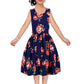 Asmaani Kids Party Wear Stylish Dresses, Perfect for Parties, Functions & Vacations - Navy Blue