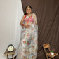Vamsee Yashodha Yellow Organza Saree - Swadesiicart