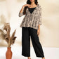 Janasya Black Crepe Solid Top,Bottom & Jacket | Swadesiicart
