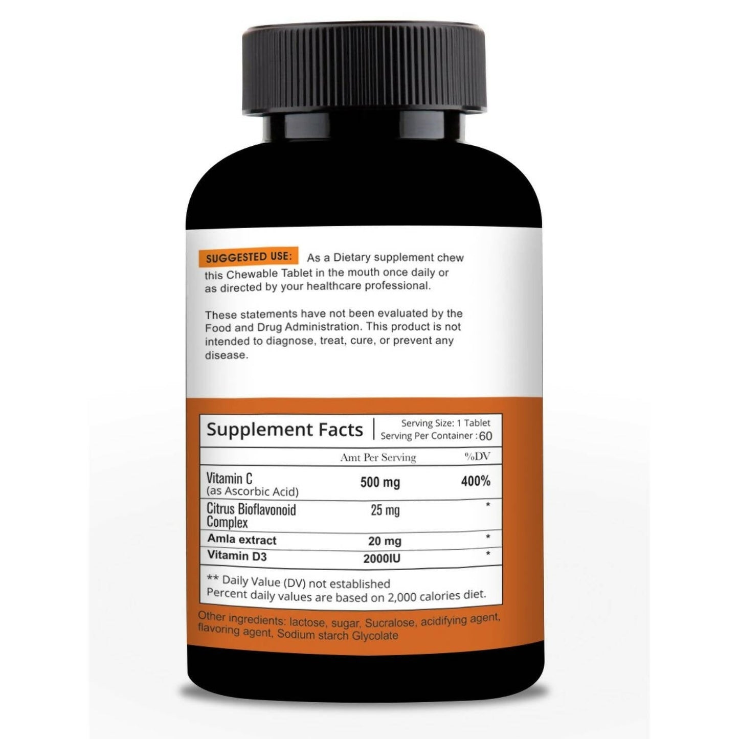 Nutracology Vitamin C 500mg Immunity Booster, Glowing Skin Tablets - Swadesiicart