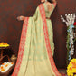 Lorenvalley Fashion Seagreen Cotton Woven Design with Zari Weaving Design Saree - Swadesiicart