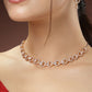 NVR Women's Gold-Polished American Diamond Studded Handcrafted Jewellery Set - NR Retail-NVR
