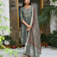 Vaasva Women's Chanderi Printed Suit Set With Pant And Printed Dupatta | Swadesiicart