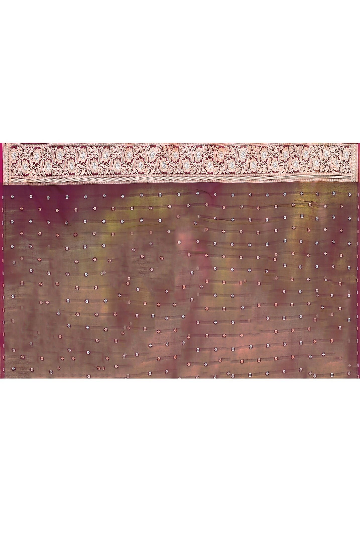 Joban Fashion Wine Banarasi Soft Pure Handloom Banarasi Silk Saree | Swadesiicart