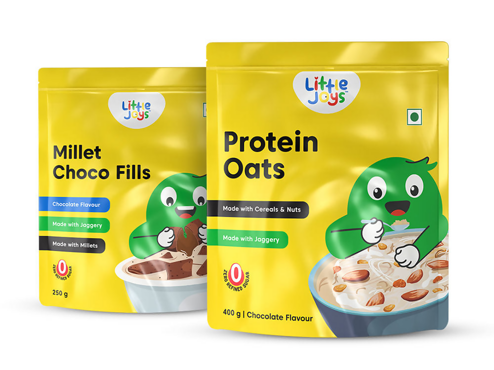 Little Joys Millet Choco Fills + Protein Oats - Swadesiicart