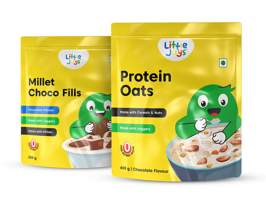 Little Joys Millet Choco Fills + Protein Oats - Swadesiicart