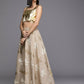 Ahalyaa Women's Traditional Wear Co-ods - Tan - Swadesiicart