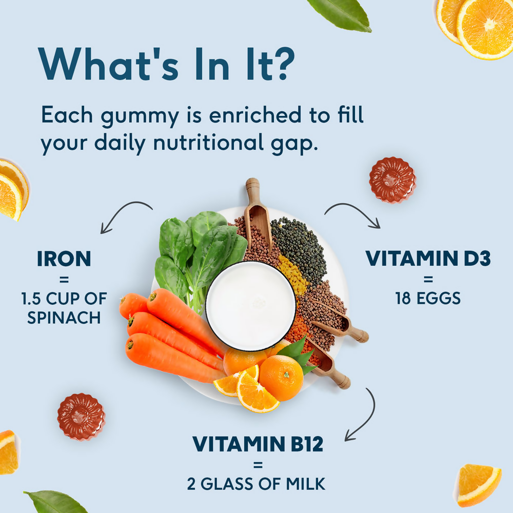 HK Vitals Multivitamin Gummies - Swadesiicart