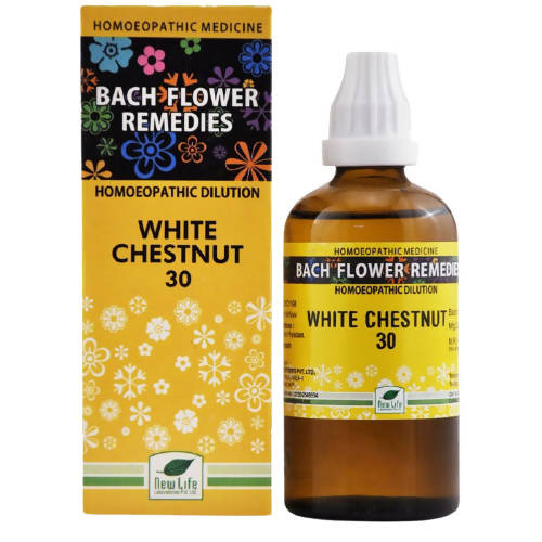 New Life Homeopathy Bach Flower Remedies White Chestnut Dilution | Swadesiicart