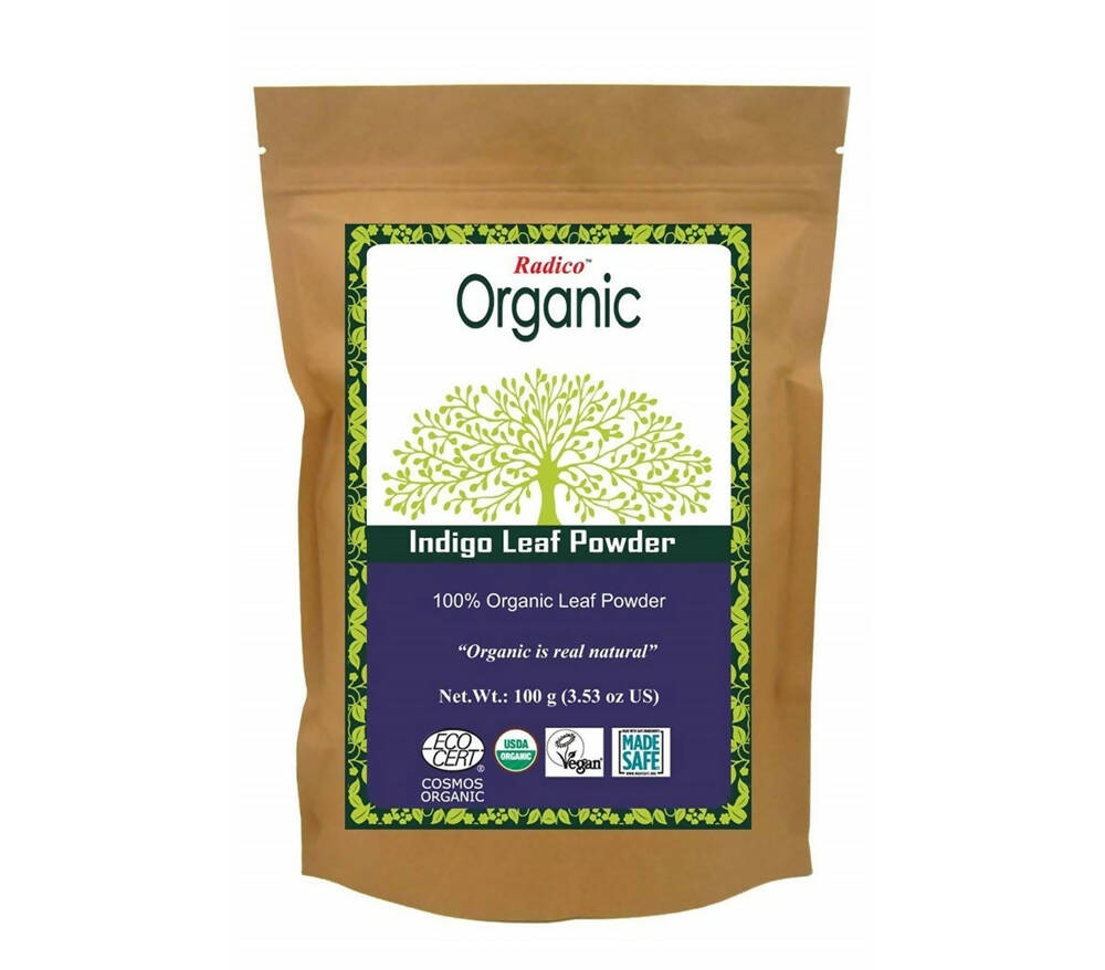 Radico Organic Indigo Leaf Powder Hair Color - Swadesiicart