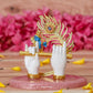 House Of Wemy Gold-Polished Lord Krishna Hands Idol with Flute, Face and Pecock Feather - Swadesiicart