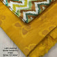 Mustard Silk Blend Ethnic Motifs Saree with Unstitched Blouse - Hiral Fashion | Swadesiicart