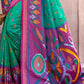 Shree Shyam Fashion Rama Green Pochampally Silk Saree