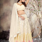 Jyoti Fashion Butter Cream Sequence with Thread Zari Embroidery Georgette Lehenga Choli with Dupatta | Swadesiicart