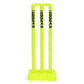 Cougar Plastic Cricket Stumps Set (Portable Plastic Wicket Set) with Stand & Bails