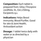Dabur Giloy Tablets Immunity Booster usage