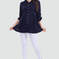 Snehal Creations Navy Blue Rayon Classy Tunic For Ultimate Look | Swadesiicart