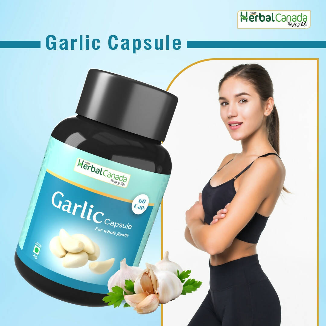 Herbal Canada Garlic Capsules - Swadesiicart